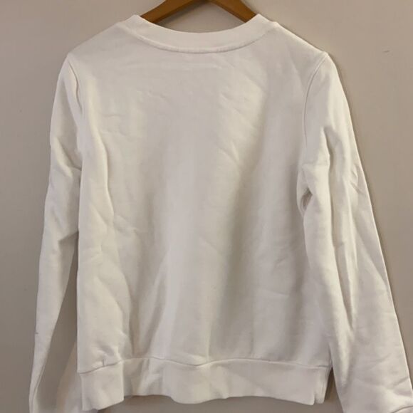 1901 Nordstrom Hello Snow Graphic Sweatshirt Size Medium - Picture 6 of 6